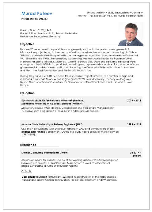 CV download